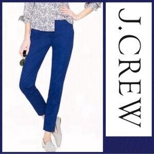 J. Crew Blue Cafe Capri Cotton Chino Cropped Pants Size 4
